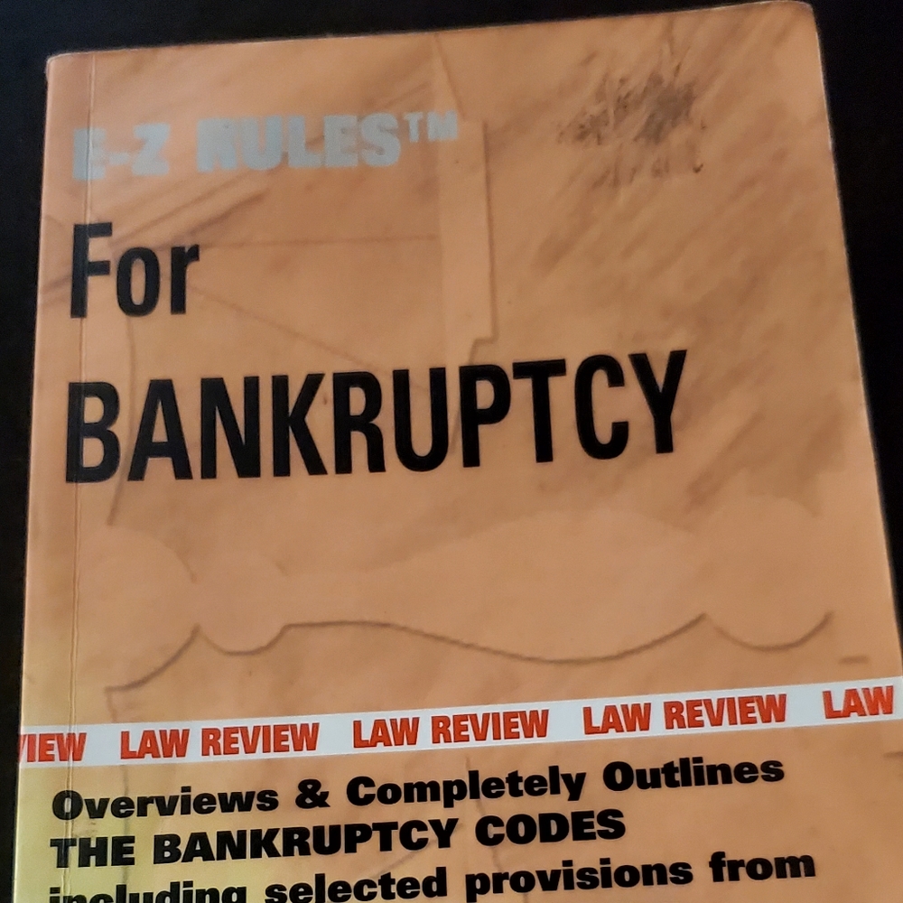 E-Z rules for bankruptcy used book (paperback) - law students and practioners